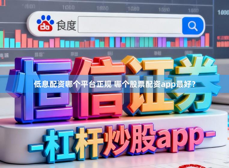 低息配资哪个平台正规 哪个股票配资app最好？